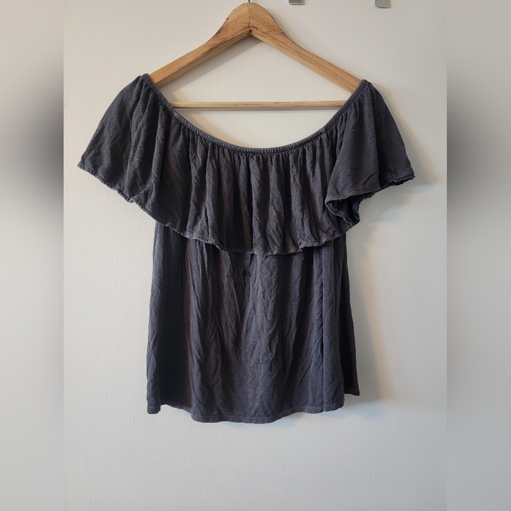 Tiered Off-the-Shoulder top